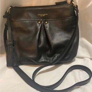 Black Tignanello crossbody handbag